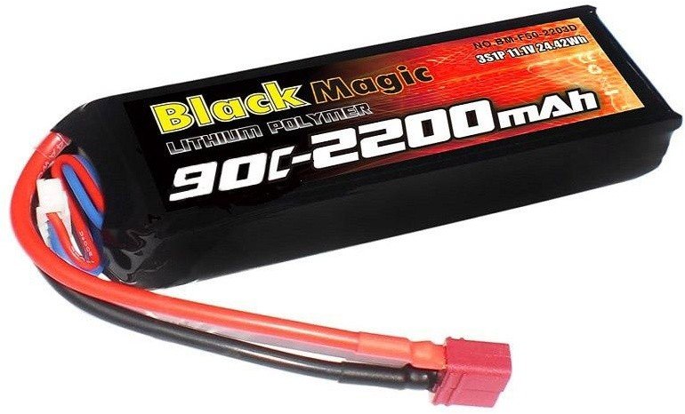 Аккумулятор Black Magic Li-Po 11.1V (3S) 2200mAh 90C - BM-F90-2203D
