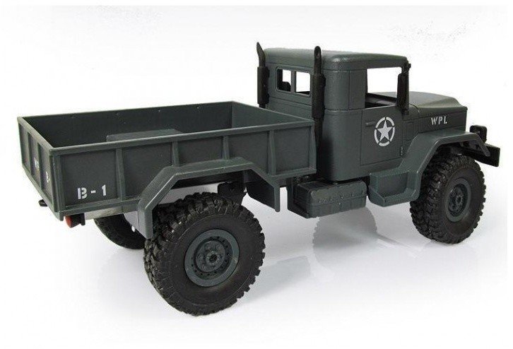 Радиоуправляемая машина WPL военный грузовик масштаб 1:16 + акб 2.4G WL Toys B-14-GR
