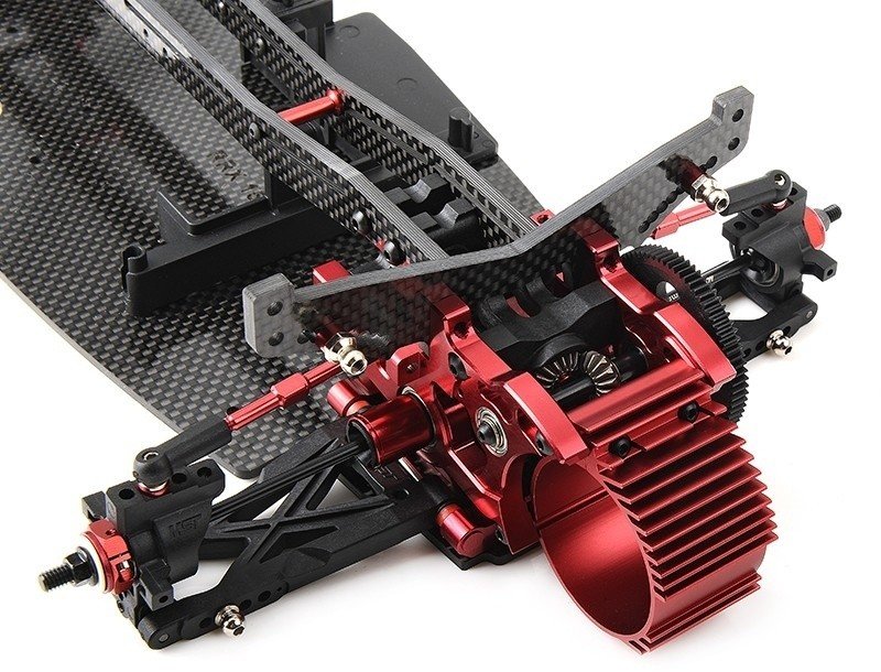 Комплект для сборки модели для дрифта MST RRX-D VIP Red Ultra Rear Motor 2WD KIT масштаб 1:10 2.4G - MST-532133
