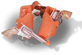 Набор из 2-х револьверов HC-Toys (металлические) - TC7688