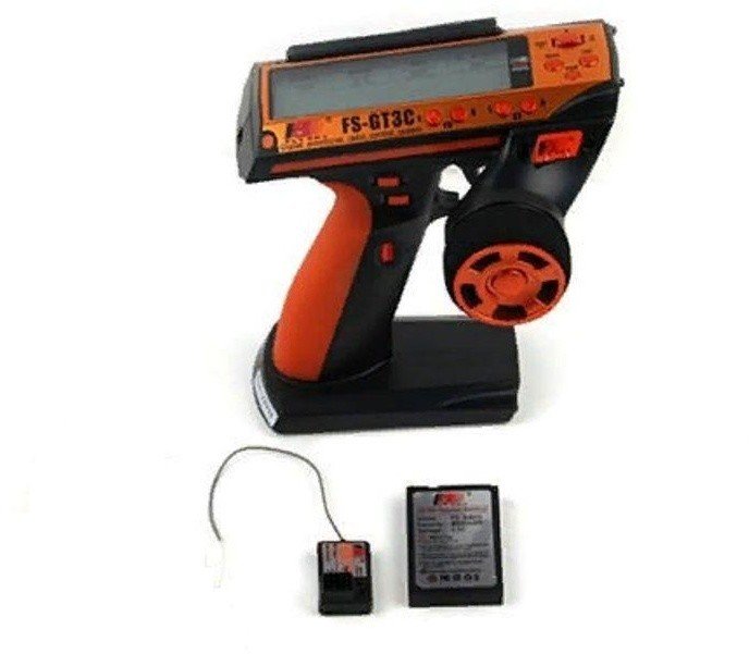 Радиоаппаратура FlySky GT3C с приемником GR3E (3 канала) 2.4гГц - FS-GT3C+GR3E