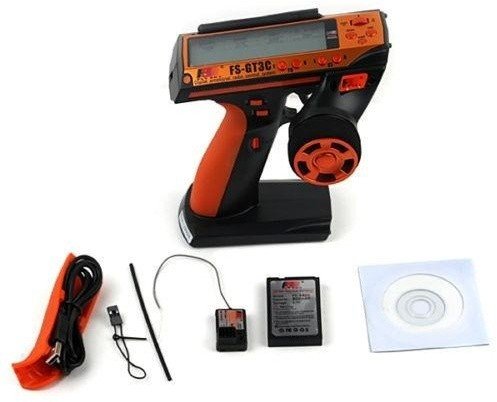 Радиоаппаратура FlySky GT3C с приемником GR3E (3 канала) 2.4гГц - FS-GT3C+GR3E