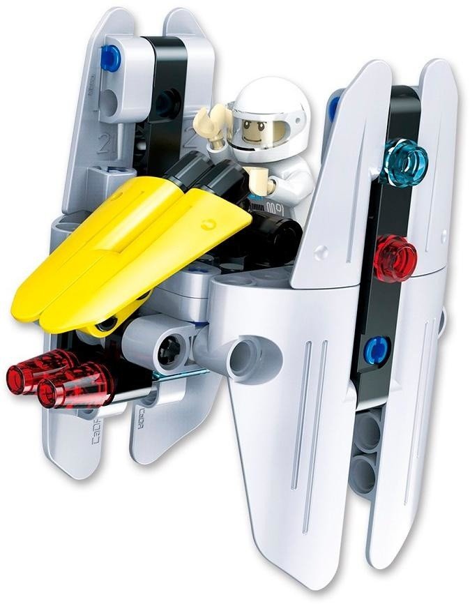 Конструктор Double E Cada Technics звездный отряд, соберите звездный корабль с C54001W+02W+04W (83 детали) - C54003W