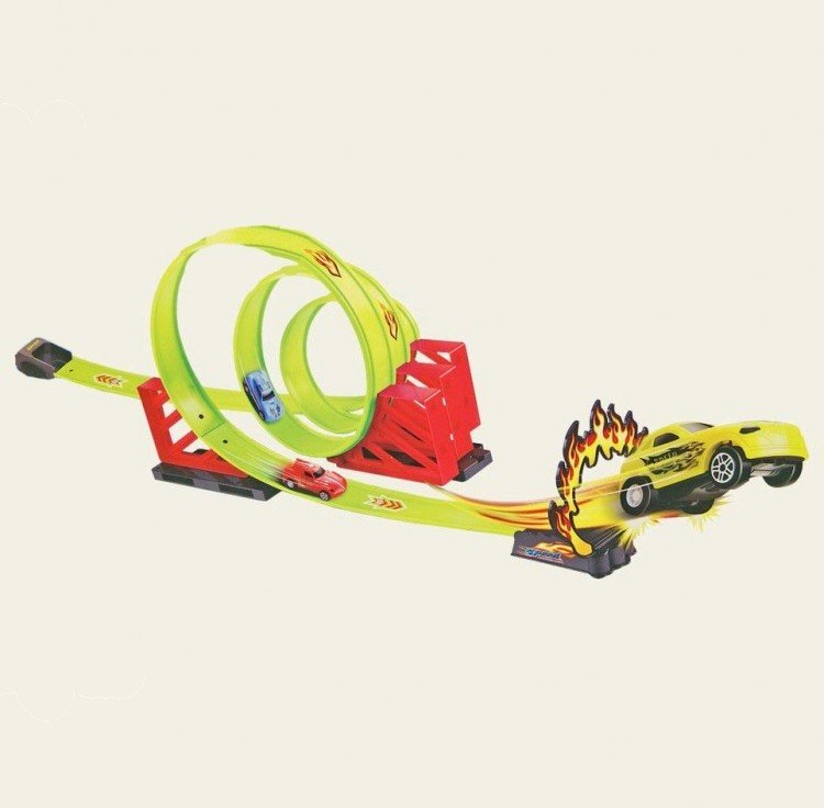 Детский пусковой трек TENGLEADER Track Racing длина трека 300 см - 68803