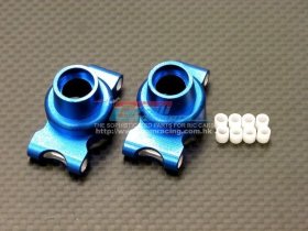 Задние алюминиевые кулаки для Tamiya TT01 цвет - синий Alloy Rear Knuckle Arm - GPM-TT022-B