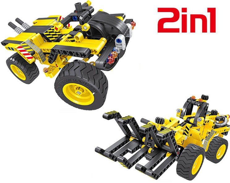 Конструктор 2 в 1 (трактор и багги) QiHui Technics 342 детали - QH6804