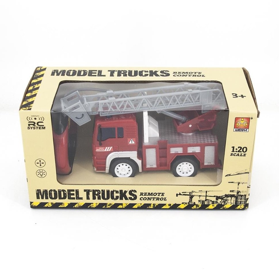 Радиоуправляемая пожарная машина WenYi 2 WD масштаб 1:20 - WY1550B