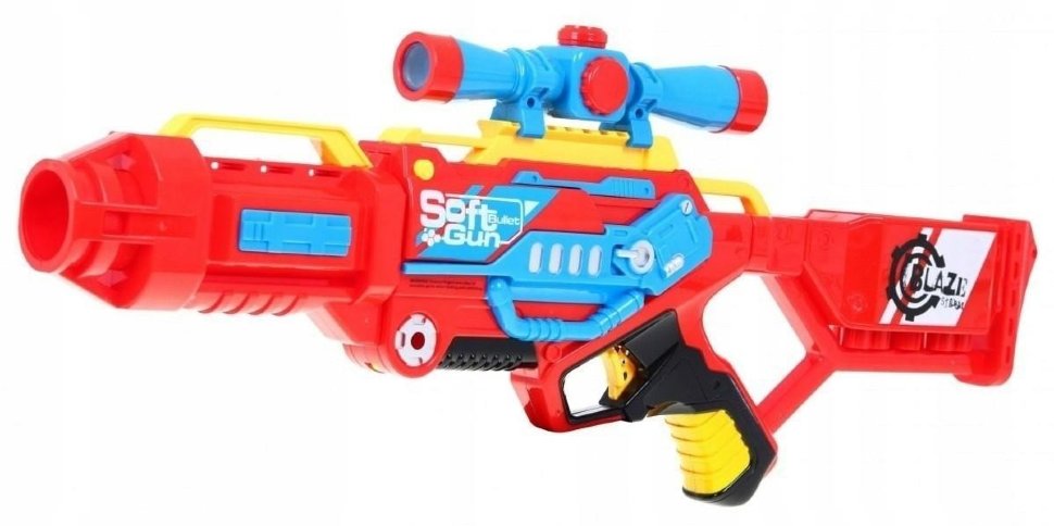 Автомат Zecong Toys *BlazeStorm* с мягкими пулями (тройной выстрел) - 7068