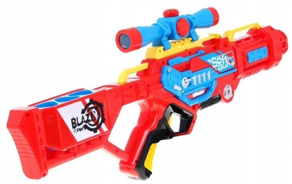 Автомат Zecong Toys *BlazeStorm* с мягкими пулями (тройной выстрел) - 7068